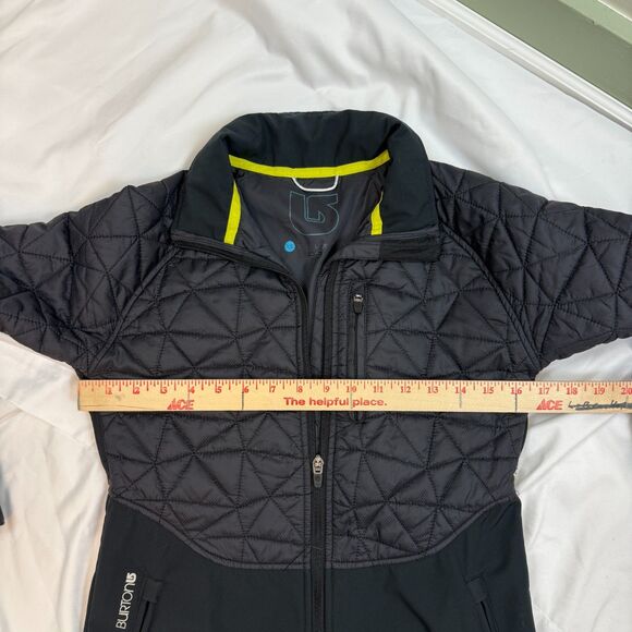 BURTON WOMENS Jacket QUILTED Softshell Full Zip Ski Outdoor Hike Size XS - Picture 11 of 13